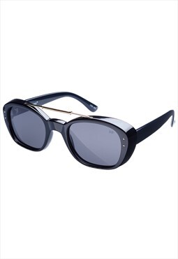 Polarized Sunglasses with Smoke Lens & Brow bar