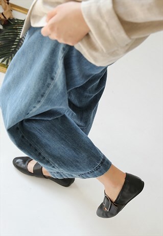 ROCK GENUINE LEATHER BALLET SHOES