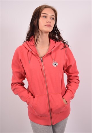 VINTAGE CONVERSE HOODIE SWEATER PINK