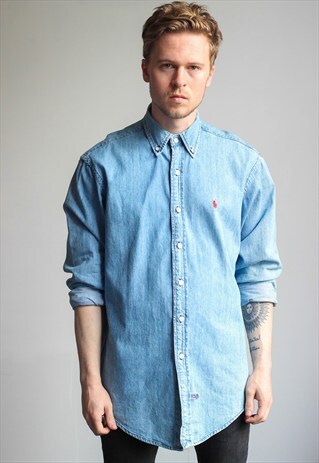 VINTAGE RALPH LAUREN DENIM SHIRT