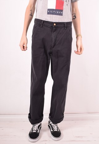 CARHARTT MENS VINTAGE TROUSERS W33 L34 BLACK 90S