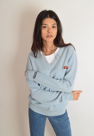 VINTAGE 80'S ELLESSE JUMPER MADE IN ITALY (2665)