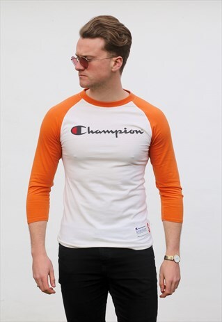 CHAMPION USA MINIMALIST LIGHTWEIGHT 3/4 SLEEVE SWEATSHIRT