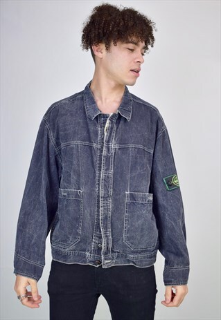 VINTAGE 90'S STONE ISLAND DENIM JACKET