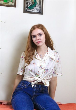70'S FLOWER SHIRT