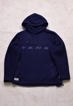 Vintage 90s Vans Navy Fleece Hoodie