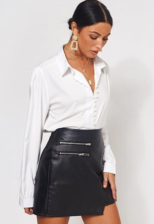 SOLO WHITE BUTTON UP SHIRT