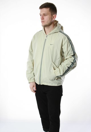 90S VINTAGE NIKE SHELL WINDBREAKER HOODED RARE JACKET 13418