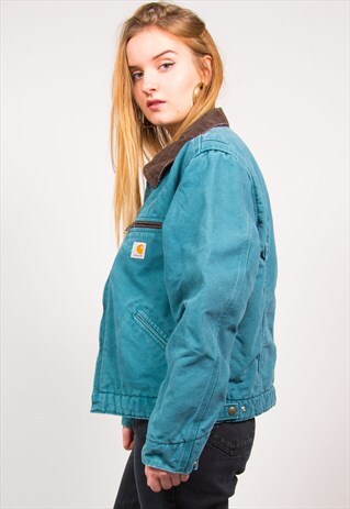 CARHARTT VINTAGE 90'S GREEN WORKWEAR JACKET