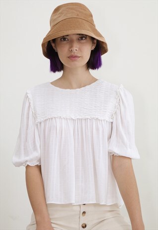 NATURAL LOUNGEWEAR COTTON SUMMER TOP.