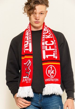 VINTAGE 90S FC KAISERSLAUTERN FOOTBALL SCARF