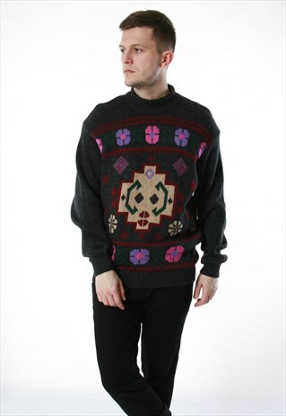 90S VINTAGE BENETTON UNITED COLORS SWEATER WOOL JUMPER 13371