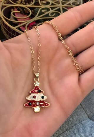 CHRISTMAS TREE NECKLACE
