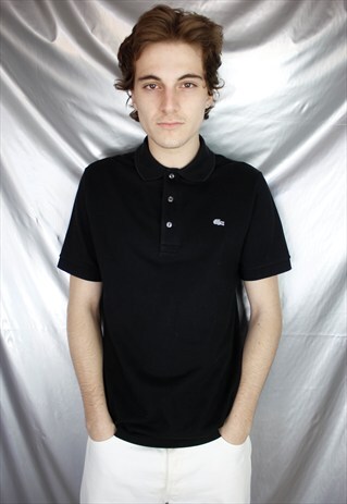 BLACK LACOSTE POLO