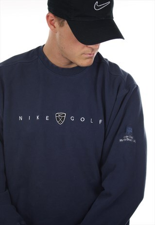 VINTAGE NIKE GOLF BIG LOGO SWEATSHIRT JUMPER