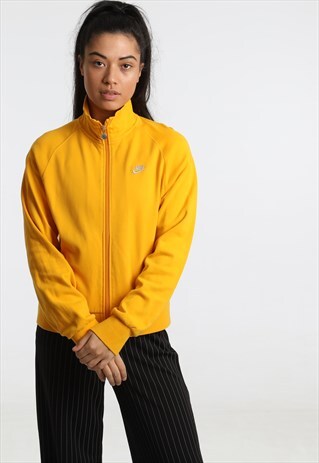 90S NIKE EMBROIDERED LOGO ZIPPED SWEATSHIRT