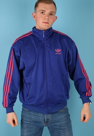 VINTAGE ADIDAS TRACK JACKET IN MULTICOLOUR NJ491B