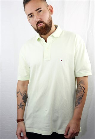 VINTAGE ICE YELLOW TOMMY HILFIGER SPORT POLO