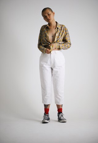 RARE VINTAGE MOSCHINO 90S CAPRI TROUSERS