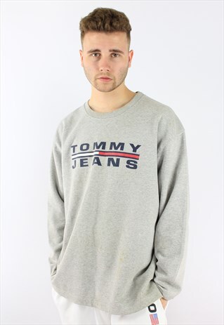 TOMMY HILFIGER SPELLOUT VINTAGE SWEATSHIRT