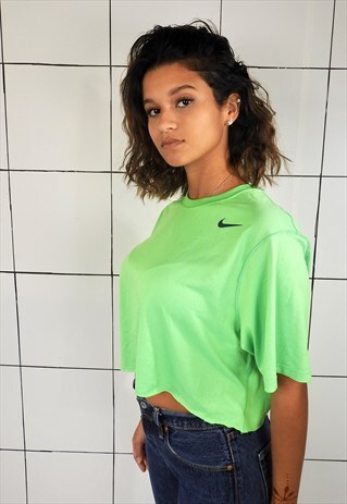VINTAGE NEON GREEN TEE