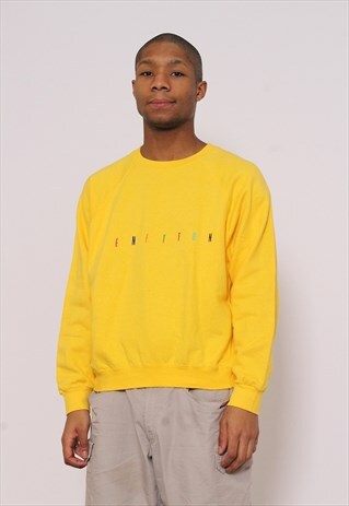 VINTAGE BENETTON CREW NECK SWEATSHIRT