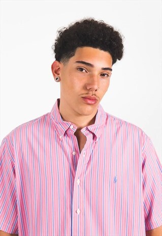 VINTAGE 80 POLO RALPH LAUREN SHORT SLEEVE SHIRT / S3116