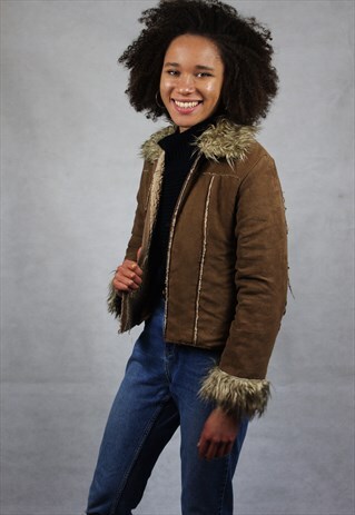 VINTAGE / SUEDE STYLE / JACKET