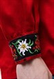 BAVARIAN DIRNDL VICTORIAN FOLK BUTTONS FASTENS SHIRT 4988