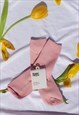 DUSKY PINK COLOUR BLOCK SOCKS