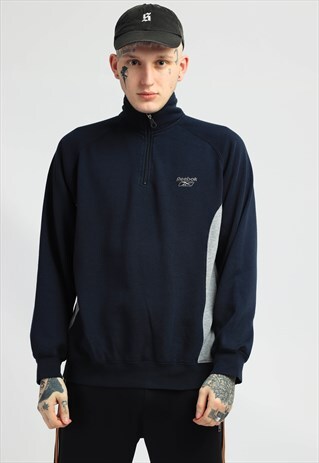 VINTAGE REEBOK 1/4 ZIP SWEATSHIRT