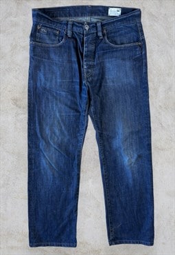 G-Star Raw 3301 Jeans Dark Blue Wash Straight Leg W30 L30