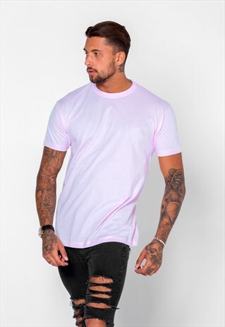 ESSENTIAL PLAIN T-SHIRT - ORCHID LILAC PINK PURPLE