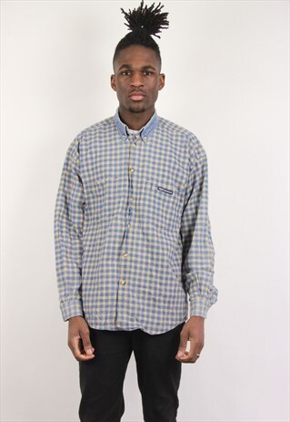 VINTAGE CHECK DENIM SHIRT