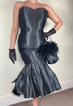 boob tube peplum