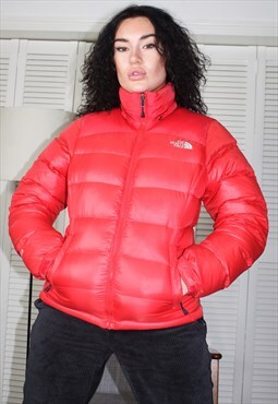 Vintage Y2K Red Nupste 700 Series The North Face Puffer 
