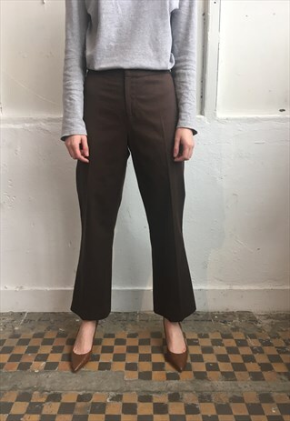 VINTAGE 90' AMAZING BEAUTIFUL BROWN TROUSERS