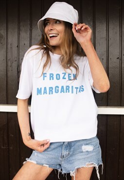 Frozen Margaritas Women's Slogan T-Shirt 