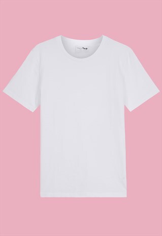 WOMEN'S BASIC WHITE TEE IN ORGANIC COTTON