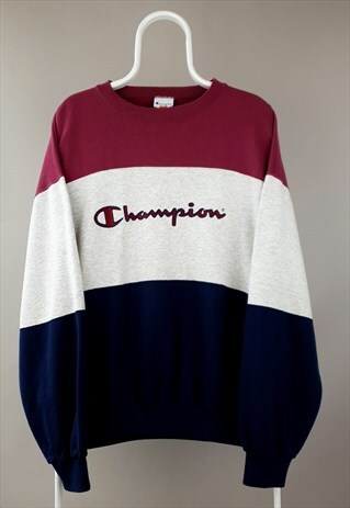 blue grey champion sweatshirt