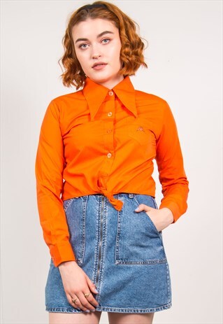 VINTAGE 70'S CROPPED SHIRT