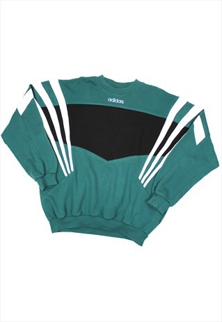 90S ADIDAS CENTRAL SPELL OUT SWEATSHIRT