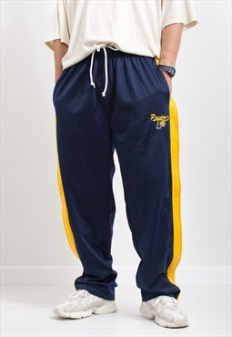 Indiana Pacers track pants snap up joggers basketball XL