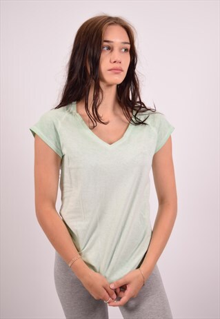 VINTAGE FRED PERRY T-SHIRT TOP GREEN