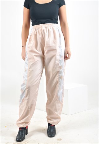 VINTAGE SHELL JOGGERS IN LIGHT PINK