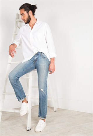 VINTAGE 80'S LEVI'S DENIM SKINNY JEANS / S0138