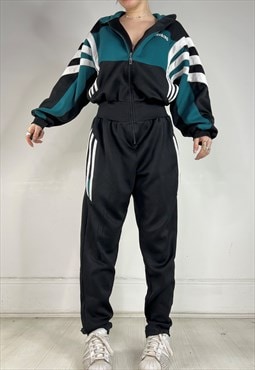 Vintage 90S Adidas Jumpsuit All in One Tracksuit Joggera 80s