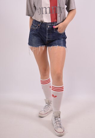 VINTAGE LEVI'S 501 DENIM SHORTS BLUE