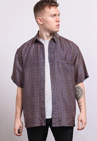 VINTAGE ABSTRACT SHIRT 90S