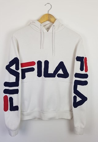 VINTAGE FILA OUT HOODIE WHITE